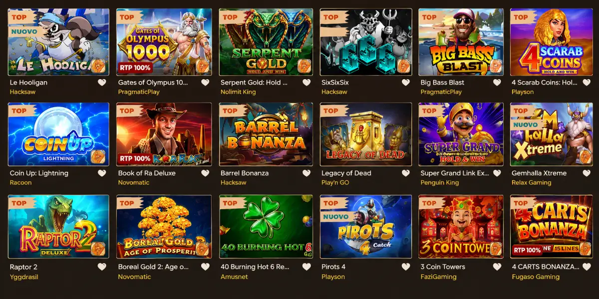 Migliori slot machine online e nuovi giochi su Telemail Casino